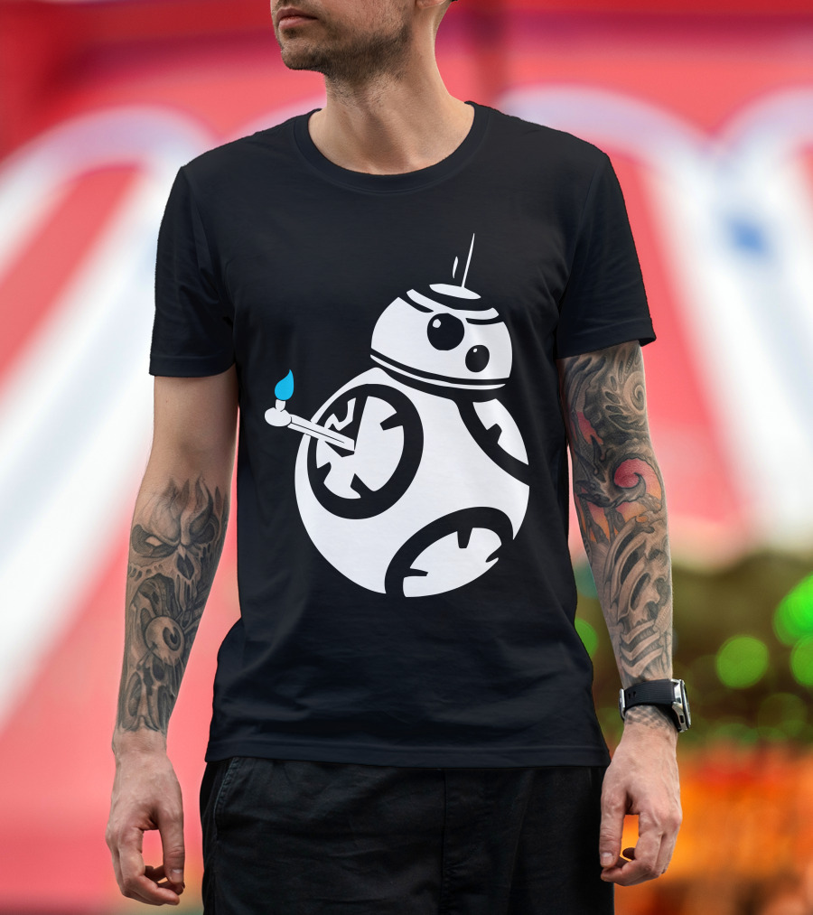 Bb 8 Thumbs Up Droid Flame T-Shirt