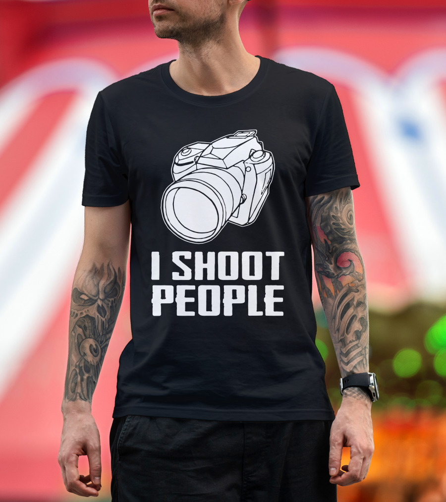 Digital Camera I Shoot People T-Shirt
