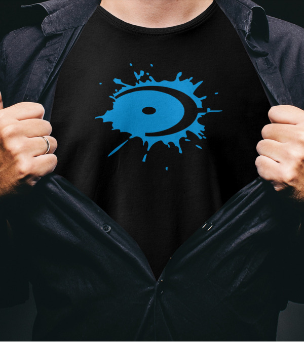 Halo Combat Evolved Blue Splat T-Shirt