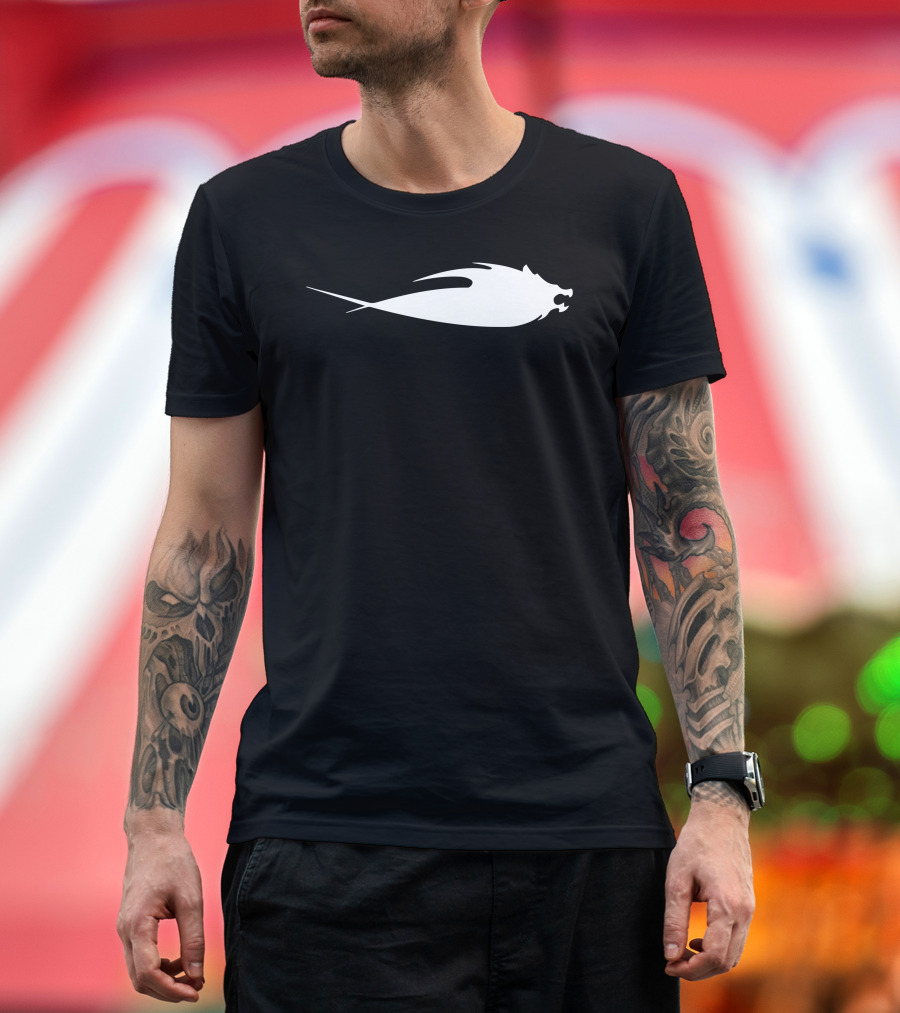 Mack Logo White Dragon T-Shirt
