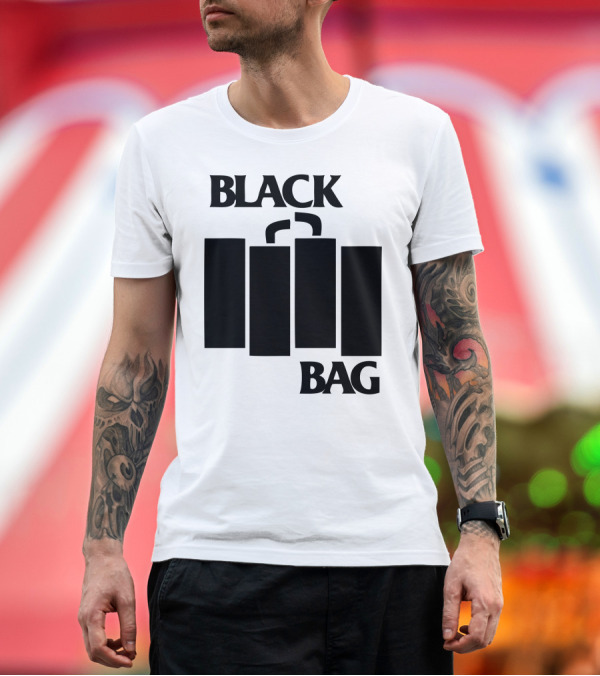 Premium T-Shirt: BLACK BAG Bars and Handles T-Shirt BLACK BAG Bars and Handles T-Shirt