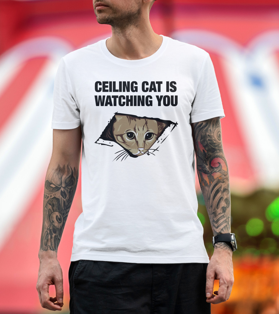 CEILING CAT IS WATCHING YOU T-Shirt