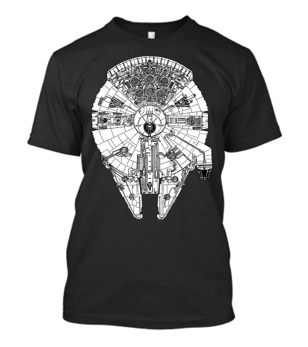 Millennium Falcon Star Wars Iconic Spaceship Design Must Have T-Shirt