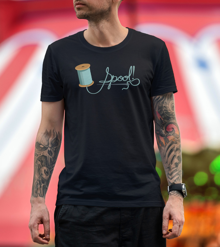 Spool Thread with Exclamation Iconic T-Shirt