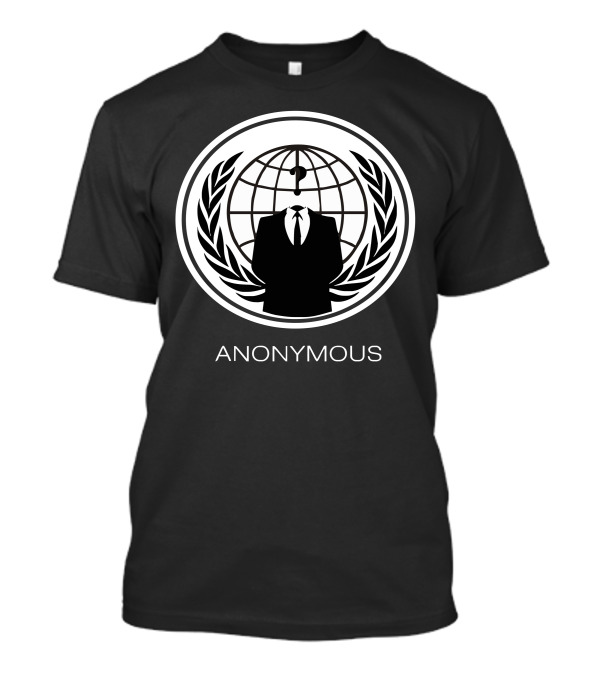 Anonymous Group Occupy Hacktivist V For Vendetta T-Shirt