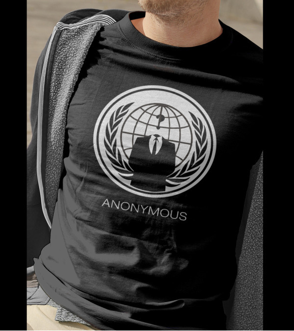 Anonymous Group Occupy Hacktivist V For Vendetta T-Shirt