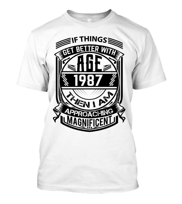 If Things Get Better With Age 1987 Then I Am Approaching Magnificent T-Shirt