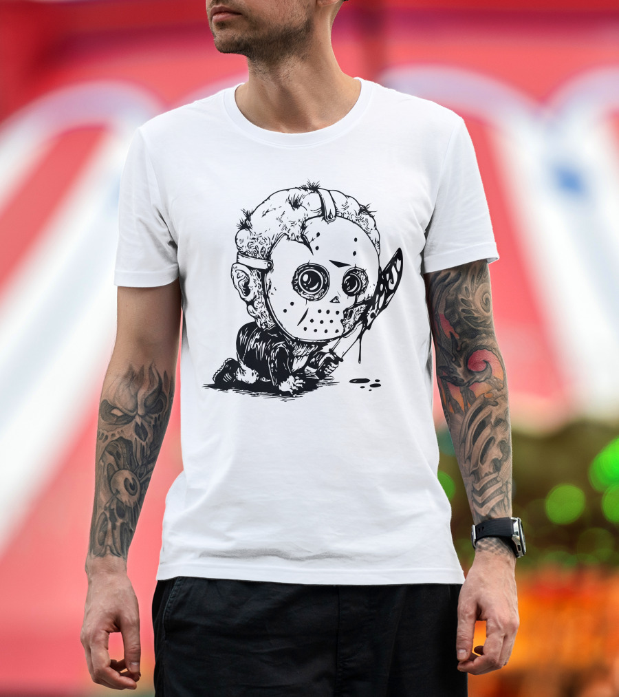 Jason Voorhees Baby Horror Mask Creeper T-Shirt