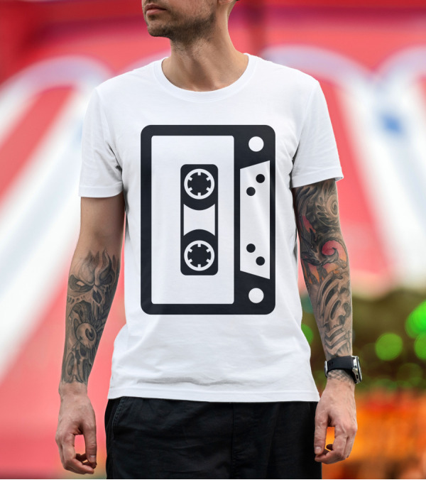 Premium T-Shirt: Retro Cassette Tape Vintage Music Lovers Iconic T-Shirt Retro Cassette Tape Vintage Music Lovers Iconic T-Shirt