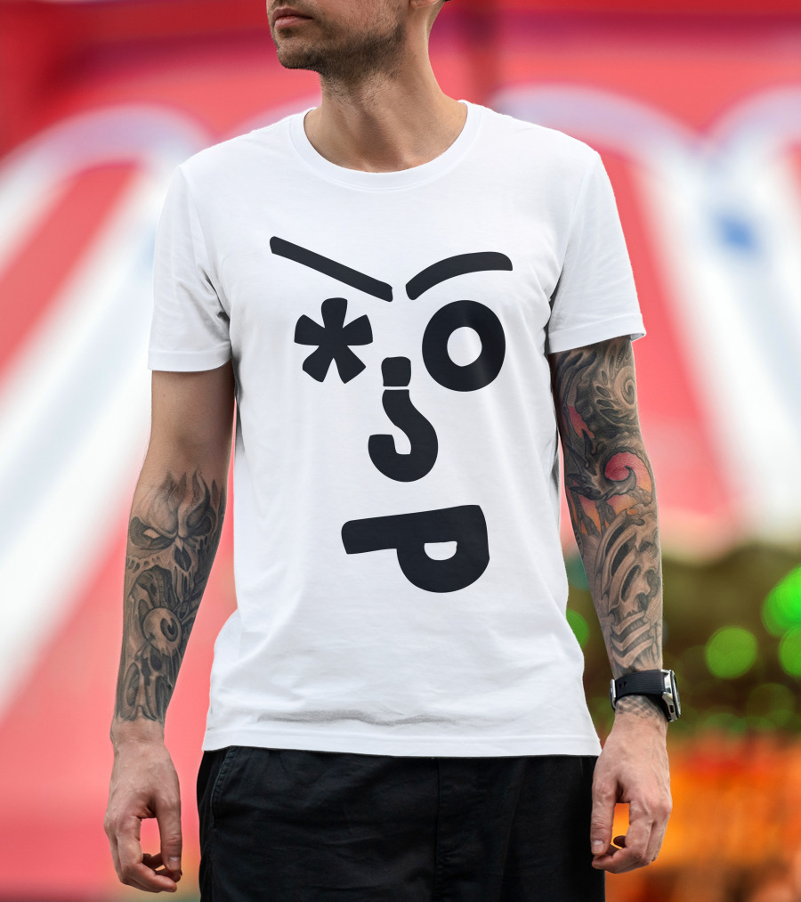 Bio Handmade Asterisk Exclamation Face Expression T-Shirt