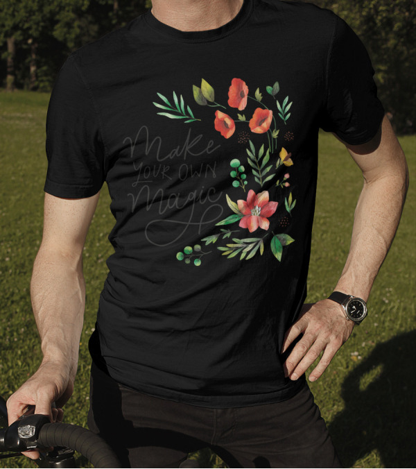 Make Your Own Magic Floral Botanical T-Shirt