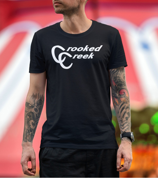 Premium T-Shirt: Crooked Creek CC Logo Basic Crooked T-Shirt Crooked Creek CC Logo Basic Crooked T-Shirt