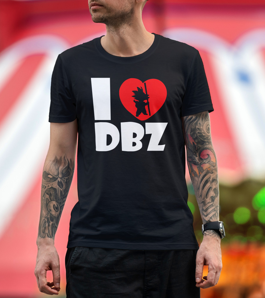 I Love DBZ Super Saiyajin Dragonball Z Son Goku Vegeta Piccolo T-Shirt