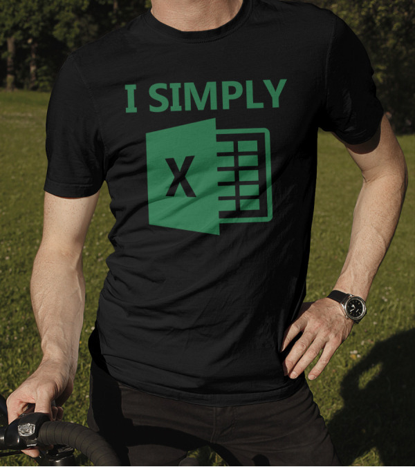 I Simply Excel Spreadsheet T-Shirt