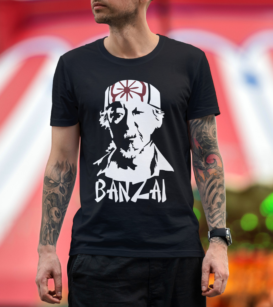 Banzai Mr Miyagi Karate Kid Cobra T-Shirt