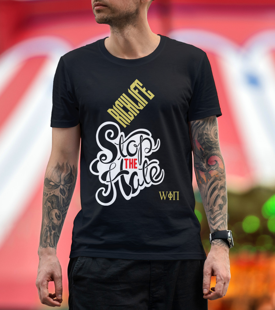 RICHLIFE Stop The Hate Win WFP T-Shirt