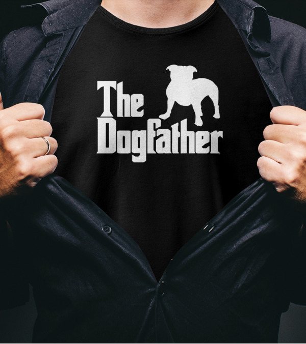 The Dogfather Nerd Der Pate Godfather Fun Paw Mafia Canine Classic T-Shirt