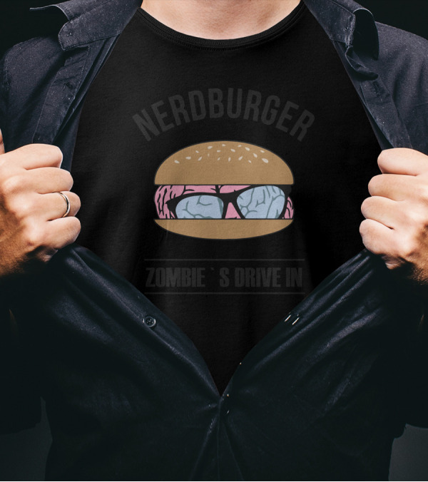 NERDBURGER Zombie's Drive In T-Shirt