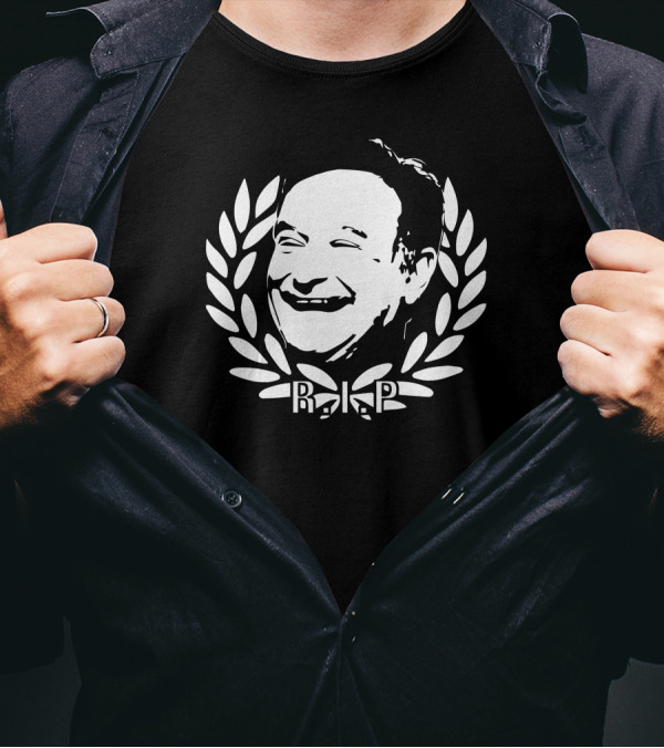 RIP Robin Memorial Laurel Wreath T-Shirt