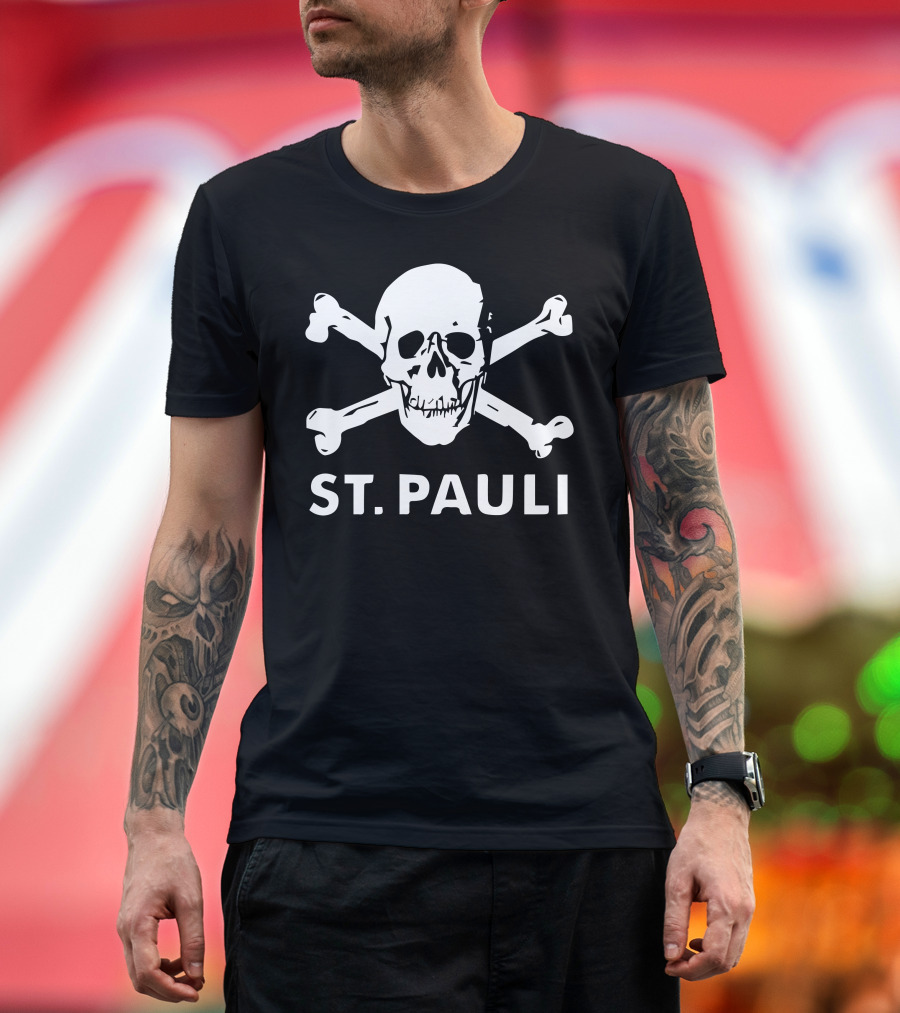 St Pauli Skull and Crossbones T-Shirt