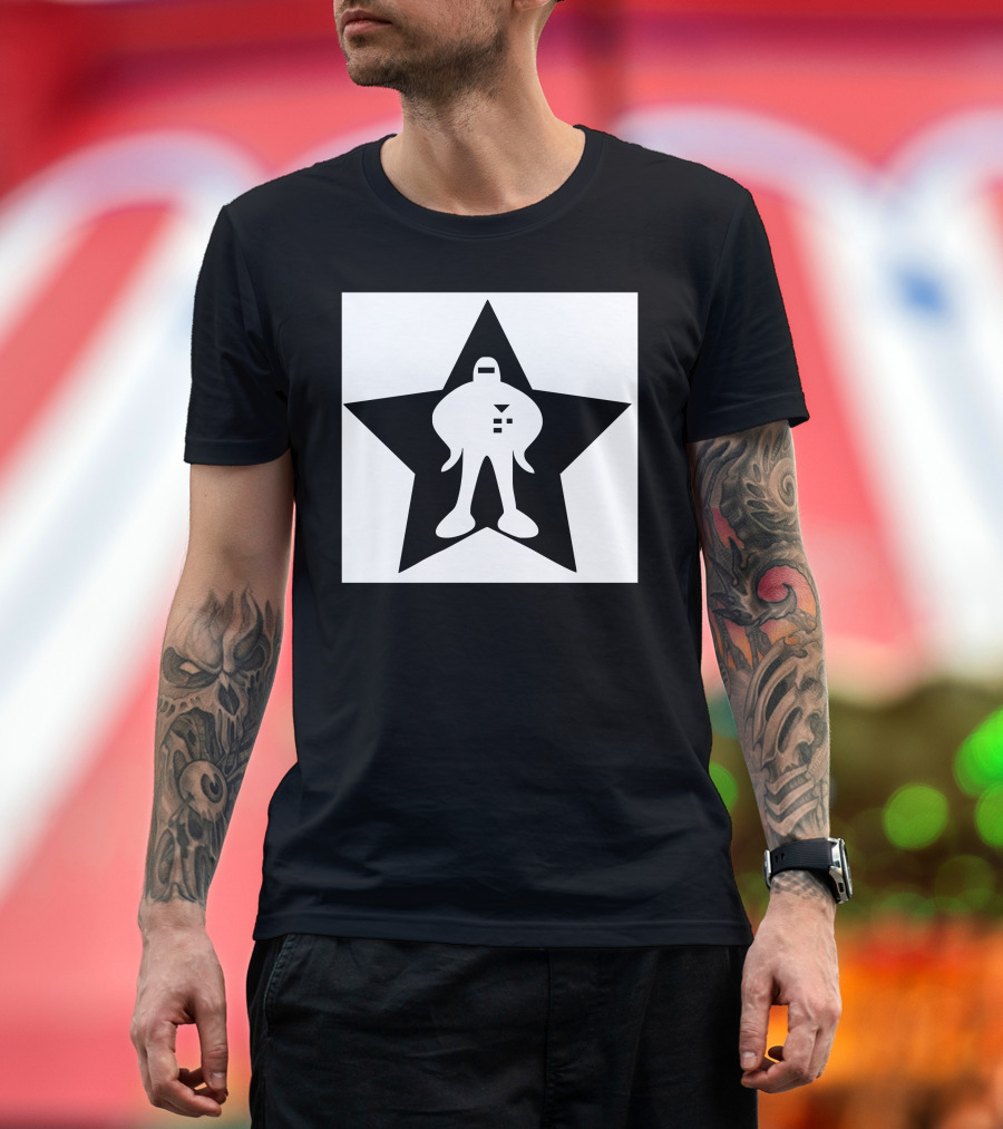Starman Snes Earthbound Mother Gaming Icon Star Background T-Shirt