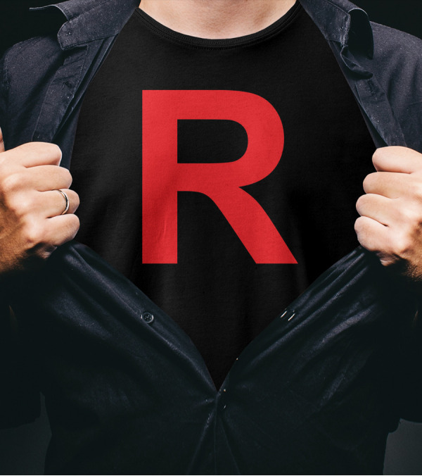 Team Rocket Bold Red R T-Shirt