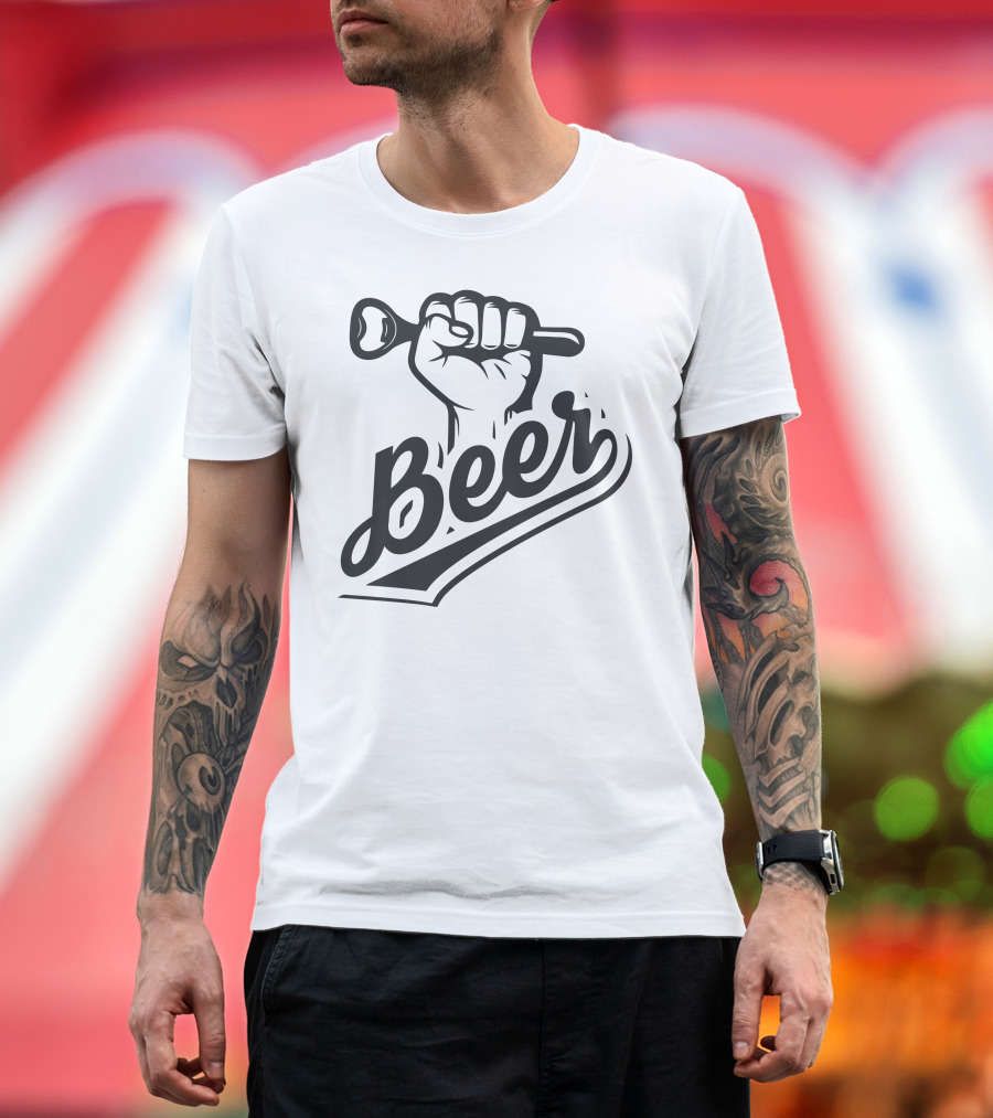 Beer Fist Bottle Opener T-Shirt