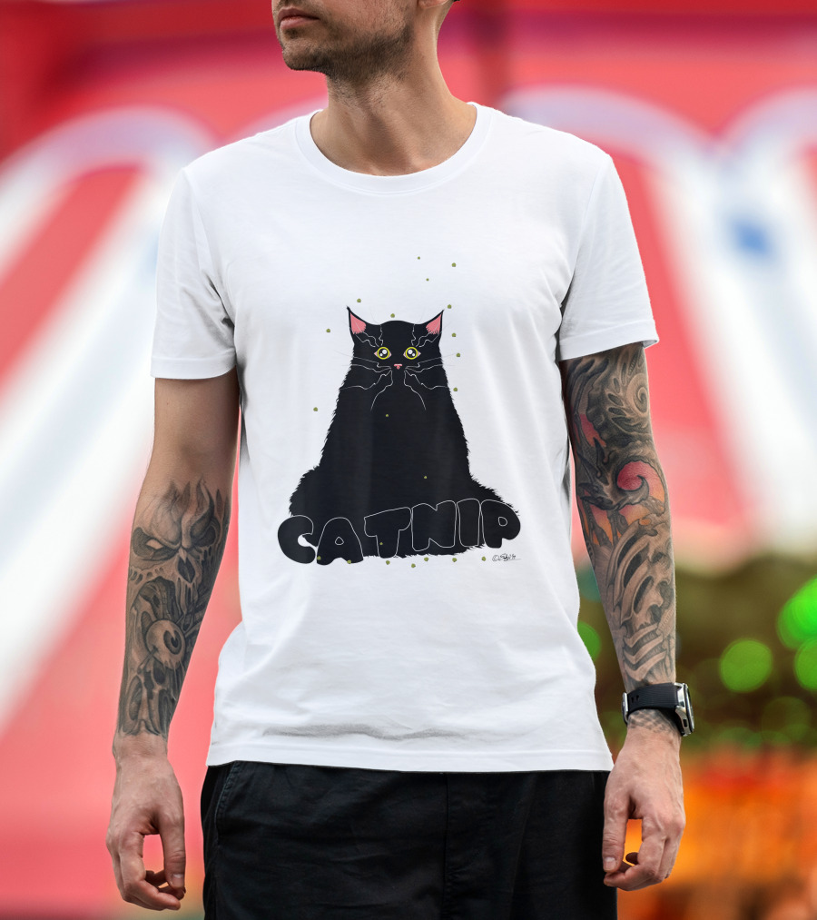 Catnip Crazy Cat Lover Feline T-Shirt