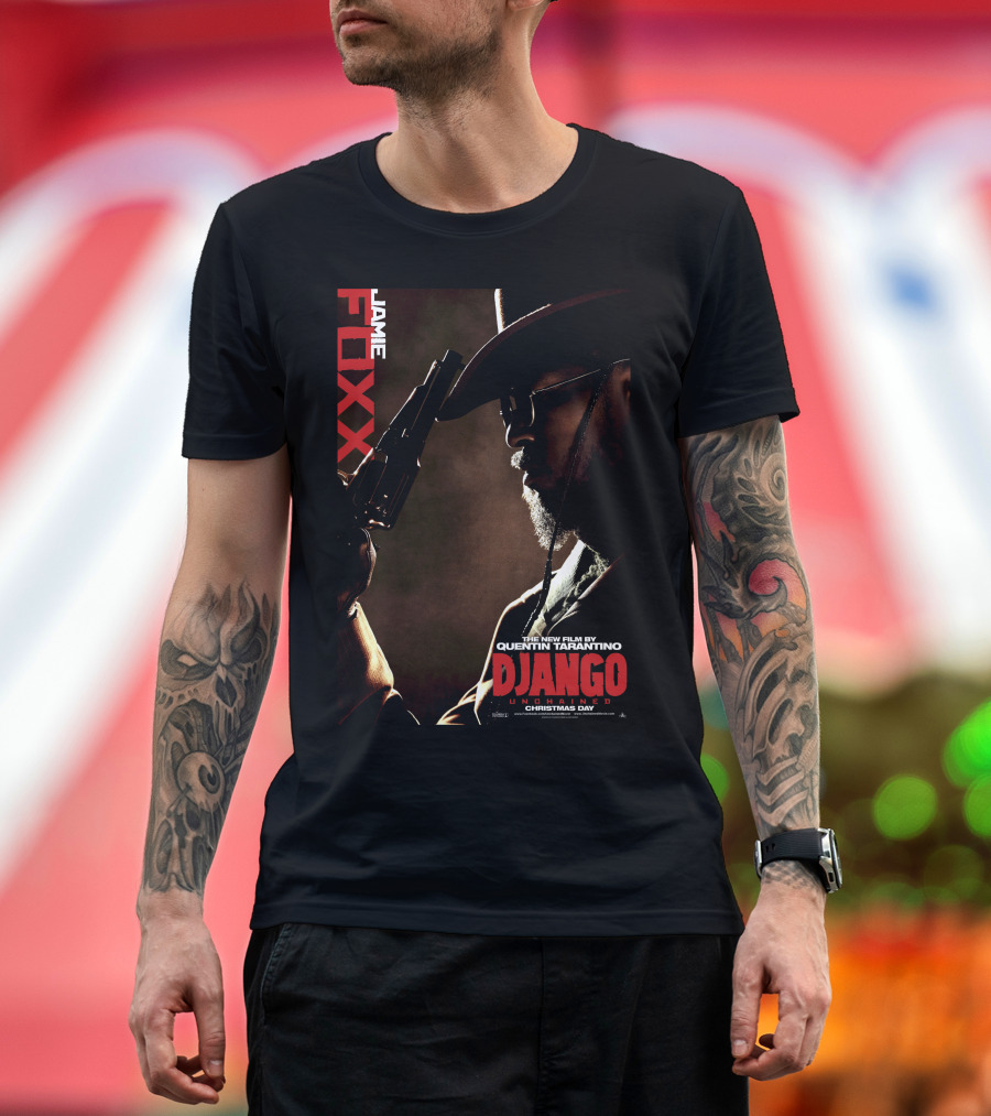 Jamie Foxx Quentin Tarantino Django Unchained Movie T-Shirt