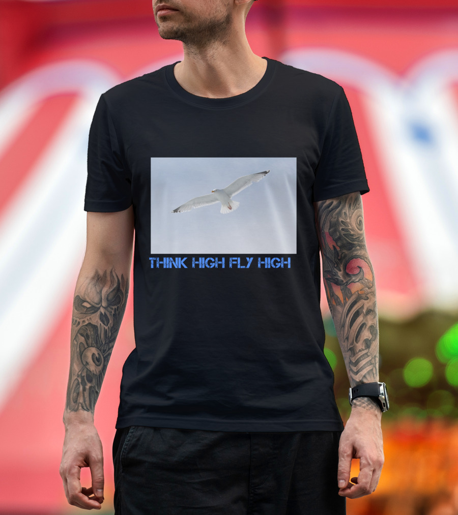 THINK HIGH FLY HIGH Eagle Fly T-Shirt