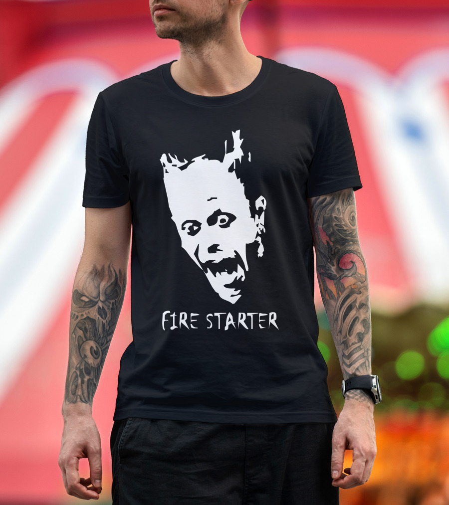 Fire Starter Prodigy Face Iconic Dance Music Festival T-Shirt