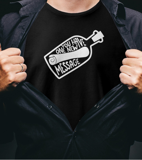 One New Message In A Bottle T-Shirt