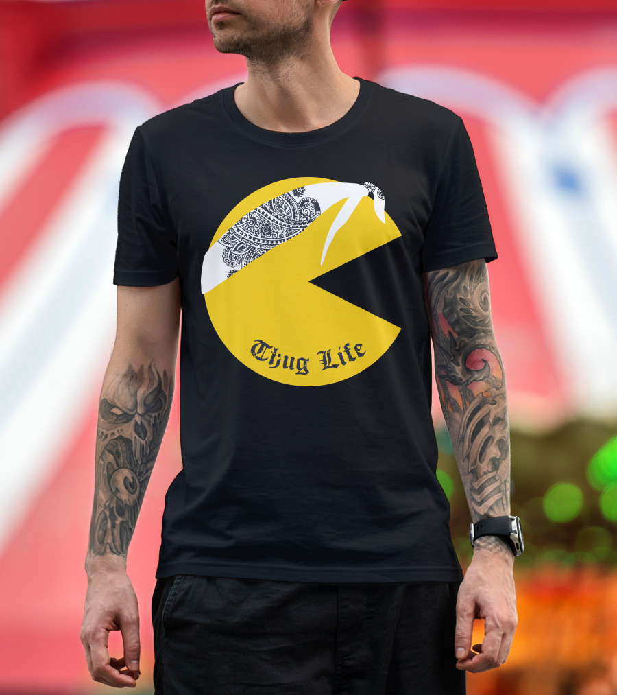 2 Pac Man Thug Life Bandana T-Shirt