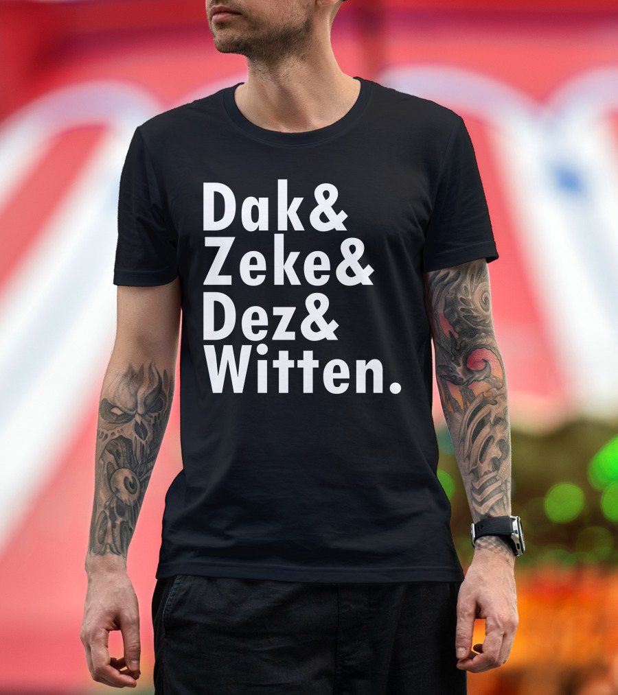 Dak Zeke Dez Witten Football Legends T-Shirt