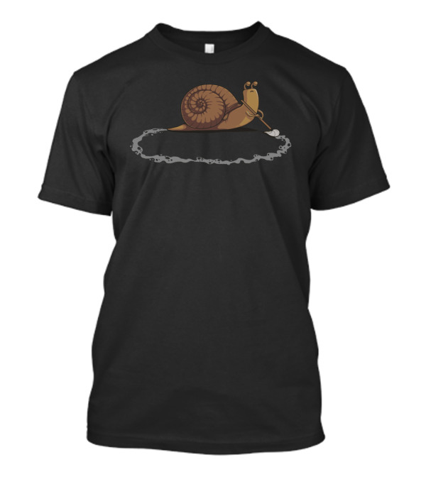 Fast But Snail Racing With Determination T-Shirt