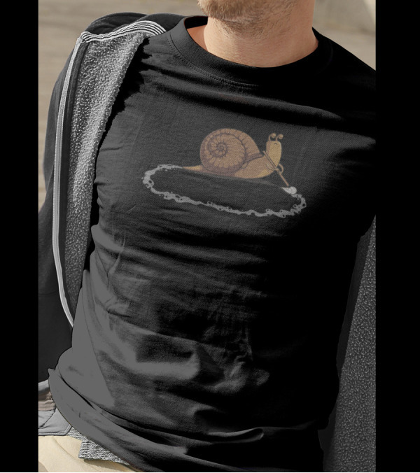 Fast But Snail Racing With Determination T-Shirt