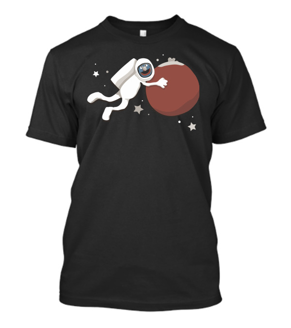 Grover Astronaut Adventure On Mars Hugging Planet With Stars T-Shirt