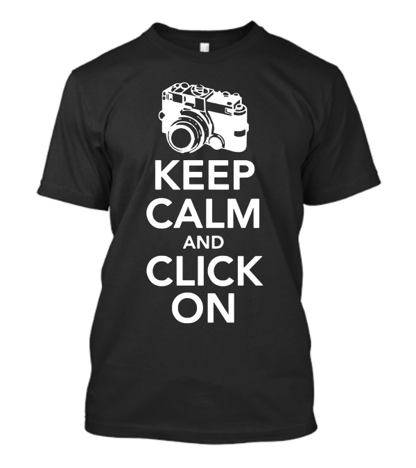 Keep Calm And Click On Camera Vintage T-Shirt