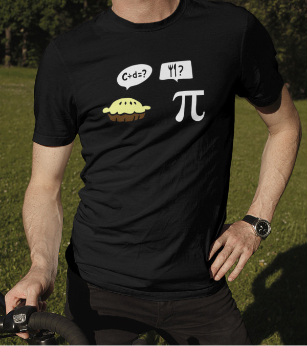 C÷d=? π Fork Expression T-Shirt