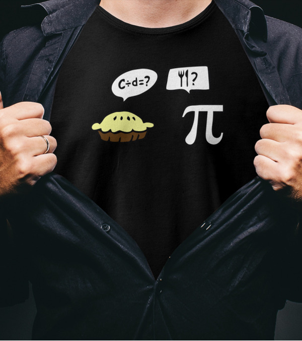 C÷d=? π Fork Expression T-Shirt