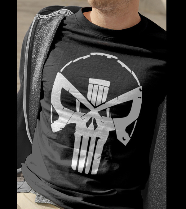 To Judge And Punish Logo Skull Design Inspired T-Shirt