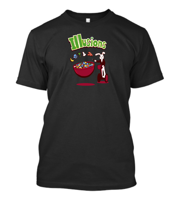 Illusions Not Tricks Michael Bunny On Segway With Candy Bowl T-Shirt