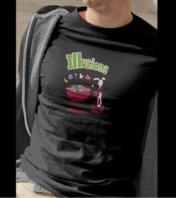 Illusions Not Tricks Michael Bunny On Segway With Candy Bowl T-Shirt