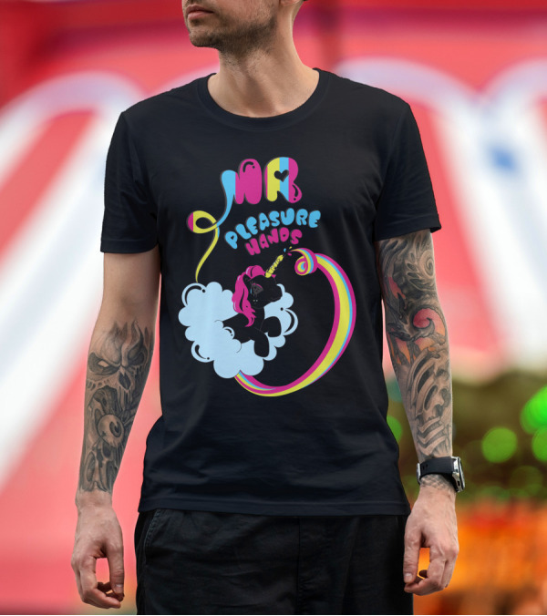 Premium T-Shirt: MR Pleasure Hands Unicorn Cloud Rainbow T-Shirt MR Pleasure Hands Unicorn Cloud Rainbow T-Shirt