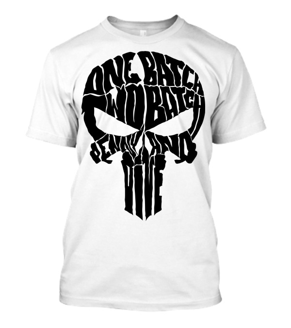 One Batch Two Batch Penny And Dime Skull Emblem T-Shirt