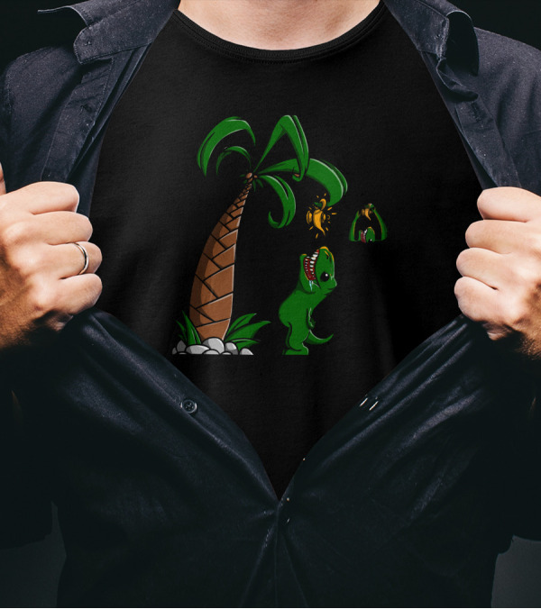 T Rex Dreams Of Reaching The Bright Star T-Shirt