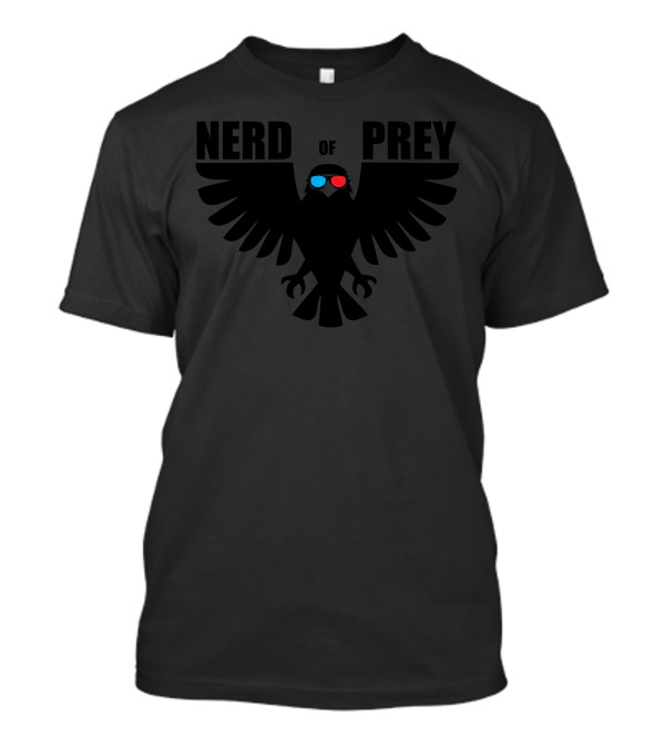 Nerd Of Prey 3D Glasses Hawk T-Shirt