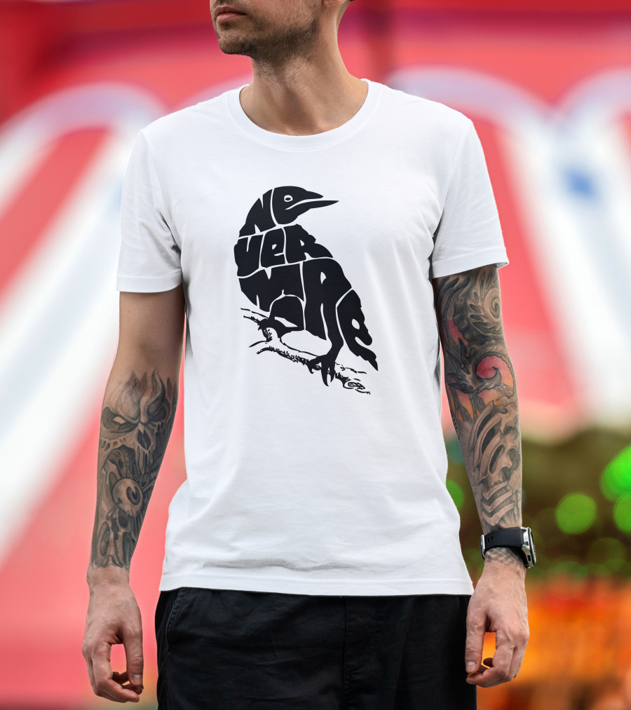 Nevermore Raven Quoth The Raven T-Shirt