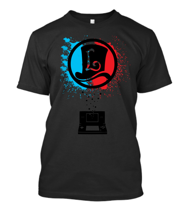 Professor Layton The Time Of Game Fantasy Adventure Puzzle Logo Nintendo DS T-Shirt