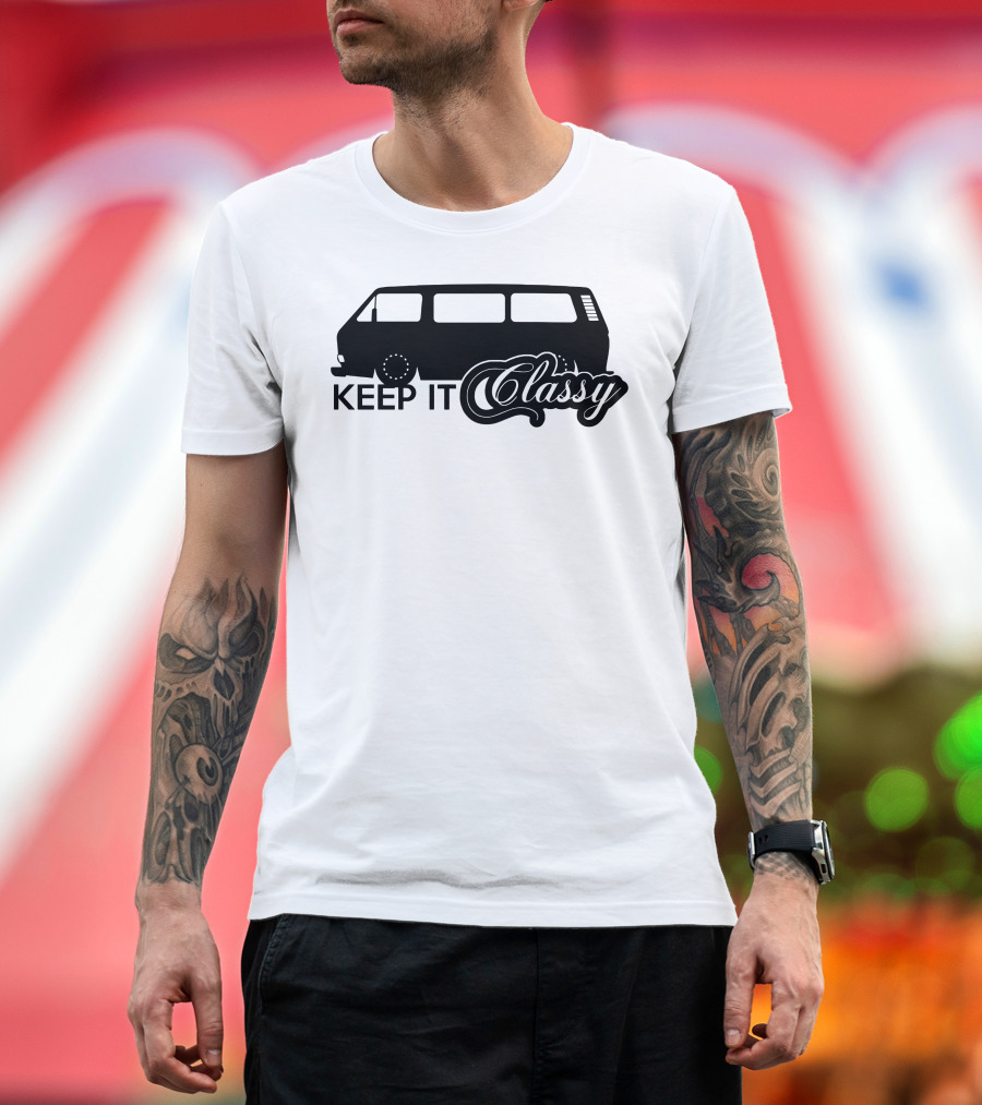 Keep It Classy Vw Bus Bulli Multivan1 T-Shirt